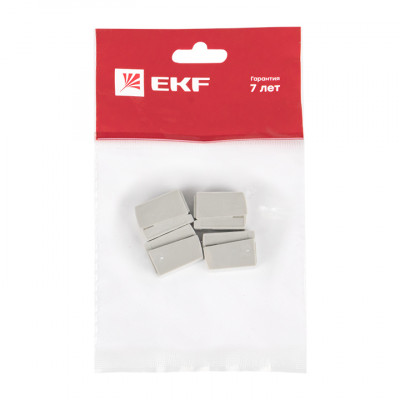 Фотография Строительно-монтажная клемма СМК 224-111 проходная на 1 проводник 1,0-2,5мм2 (4шт.) EKF PROxima, артикул plc-smk-111r