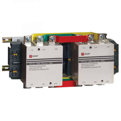 Фотография Контактор КТЭ реверсивный 225А 380В 2NO EKF PROxima, артикул ctr-b-r-225-380