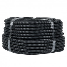 Труба гофрированная ПНД с протяжкой d25 мм (25 м) черная EKF-Plast