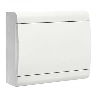 Фотография Щит распределительный ЩРН-П-10 (пром. упаковка) белая дверца IP41 EKF Basic, артикул pb-n-10w-bas