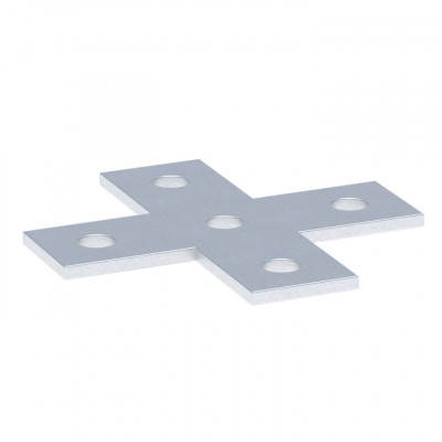 Фотография STRUT-пластина Х-образная 5 отверстий HDZ EKF, артикул stpx-HDZ