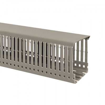 Фотография Канал кабельный перфорированный (ВхШ: 80х80мм.) EKF PROxima, артикул kk80-80