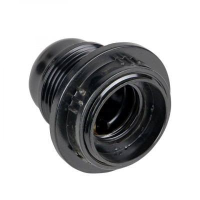 Фотография Патрон карболитовый с кольцом Е27 черн. EKF PROxima, артикул LHC-E27-r-s