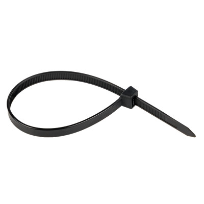 Фотография Хомут нейлоновый черный (7,2х250) (100шт.) EKF Basic, артикул plc-cb-7.2x250