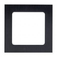 Стокгольм Рамка 1-местная металлическая черная  EKF PROxima