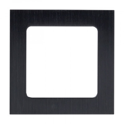 Фотография Стокгольм Рамка 1-местная металлическая черная  EKF PROxima, артикул EZM-G-302-10