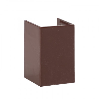Фотография Соединитель (25х25) (4 шт) темное дерево EKF-Plast, артикул cond-25-25x4