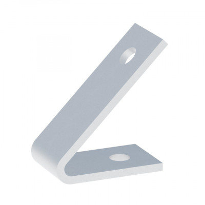 Фотография STRUT-пластина угловая 45гр. 4 отверстия HDZ EKF, артикул stpu445-HDZ