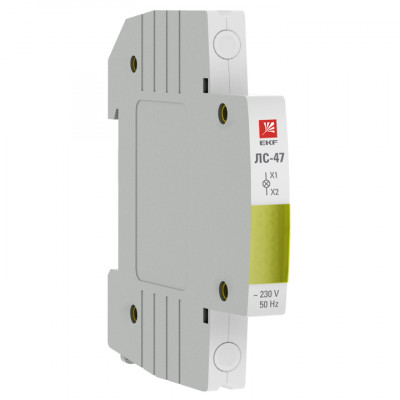 Фотография Лампа сигнальная ЛС-47 (желтая) EKF PROxima, артикул mdla-47-y-pro