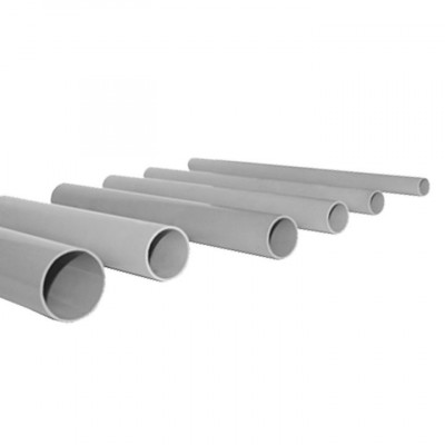 Фотография Труба гладкая ПВХ жесткая d32 мм (2 м) (50 м/уп) белая EKF-Plast, артикул trg-32w-2m