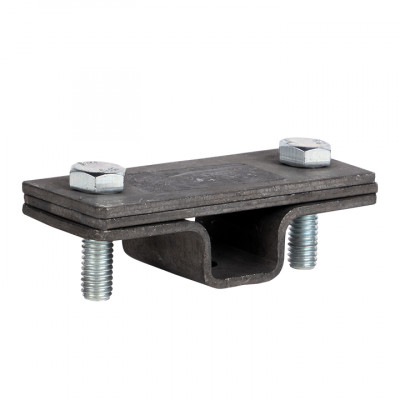 Фотография Держатель для полосы с нерж. болтами 2 пластины, HZ EKF PROxima, артикул lp-31540-2