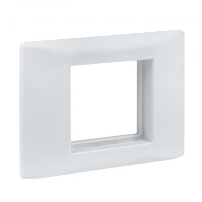 Фотография Рамка+суппорт 2 модуля (1 пост) для парапетного кабельного канала EKF C-Line, артикул sup-2-105-50