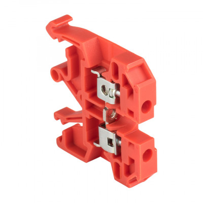 Фотография Колодка клеммная  JXB-2.5/35 красная EKF PROxima, артикул plc-jxb-2.5/35r