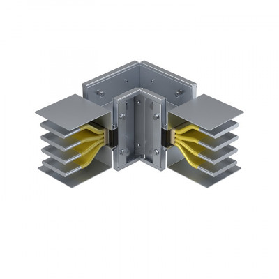 Фотография Угловая вертикальная секция 400 А IP55 3L+N+PE(КОРПУС), артикул HPA04EV45