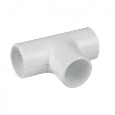 Тройник соединительный для трубы 20 мм (5 шт) белый EKF-Plast