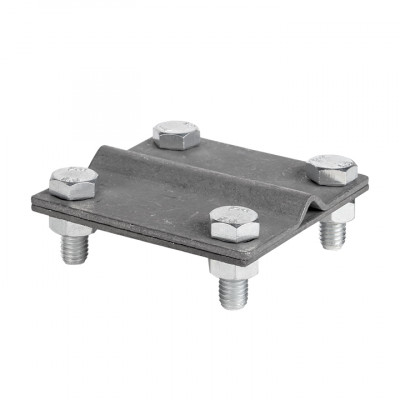 Фотография Зажим универсальный полоса 40 - прут 10 (пластина 70*70мм) Ni EKF PROxima, артикул lp-55922-ni