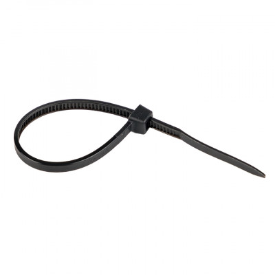 Фотография Хомут нейлоновый черный (2,5х100) (100шт.) EKF Basic, артикул plc-cb-2.5x100
