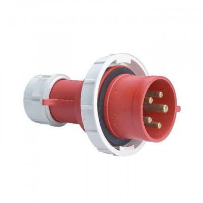 Фотография Вилка переносная 0252 3Р+РЕ+N 32А 380В IP67 EKF PROxima, артикул ps-0252-32-380