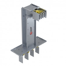 Фланцевая секция с вертикальным углом для подключения к щиту  400 А IP55 AL 3L+N+PE(КОРПУС)