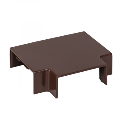 Фотография Угол T-образный (40х16) (4 шт) темное дерево EKF-Plast, артикул tchd-40-16x4