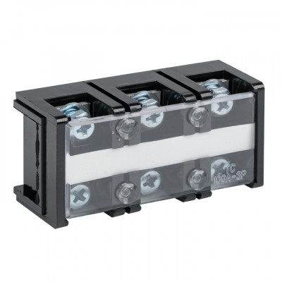 Фотография Терминал клеммный TC-1003 до 35 мм2 100A 3 клеммных пар EKF PROxima, артикул tc-1003