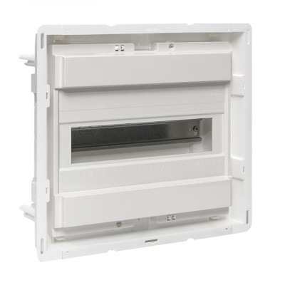 Фотография Основание силового щита Nova (с DIN-рейками) 12 модулей IP40 EKF PROxima, артикул nv-pbase-12