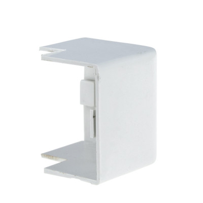 Фотография Угол внешний (12х12) белый EKF-Plast, артикул e-12-12