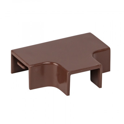 Фотография Угол T-образный (15х10) (4 шт) темное дерево EKF-Plast, артикул tchd-15-10x4