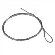 Трос стальной с петлей L=1 М (2 мм) EKF