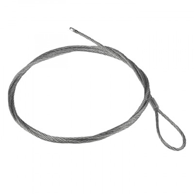 Фотография Трос стальной с петлей L=2 М (2 мм) EKF, артикул trp-2