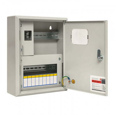 Фотография Щит учетно-распред. навесной счетчик на дин-рейку ЩУРн  1/9 (Э) (360x280x110) IP31 EKF PROxima, артикул mb23-1/9e