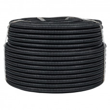 Труба гофрированная ПНД с протяжкой d16 мм (100 м) черная EKF-Plast