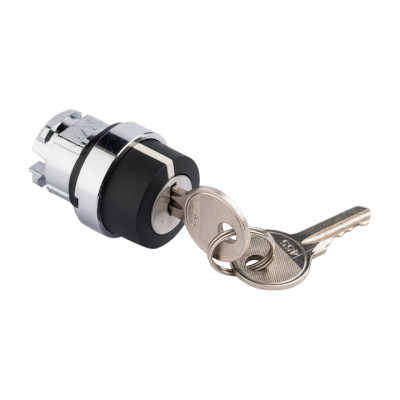 Фотография Исполнительный механизм переключателя ХB4 на 3 положения с замком, возвратный без фиксации EKF PROxima, артикул XB4BG3