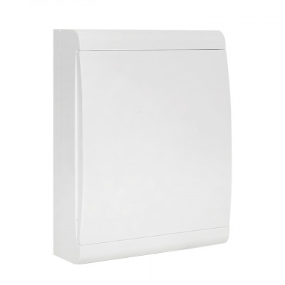 Фотография Щит распределительный ЩРН-П-24 (пром. упаковка) белая дверца IP41 EKF Basic, артикул pb-n-24w-bas