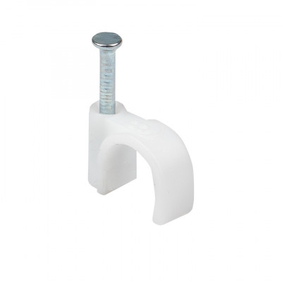 Фотография Скоба крепежная круглая  (8мм.) (50шт.) EKF PROxima, артикул plcn-sr-8