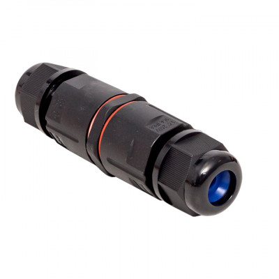 Фотография Кабельный коннектор I-образный (СМК 3PIN) IP68 FreeTools EKF PROxima, артикул cct2-smk3