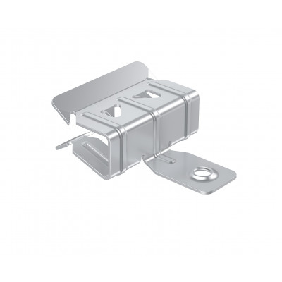 Фотография Зажим балочный 8-14 мм с отгибом и резьбой М6 EKF PROxima, артикул ZB8-14-M6G