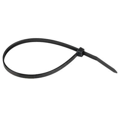 Фотография Хомут нейлоновый черный (4,8х250) (100шт.) EKF Basic, артикул plc-cb-4.8x250