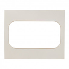 Стокгольм Рамка для розетки 2-местная белая  EKF PROxima