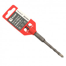 Бур по бетону SDS-plus 6х110 мм (2 резца)(4S спираль) EKF Master