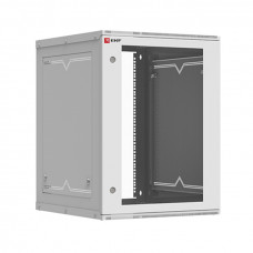 Шкаф телекоммуникационный настенный разборный 15U (600х650) дверь стекло, Astra серия EKF PROxima