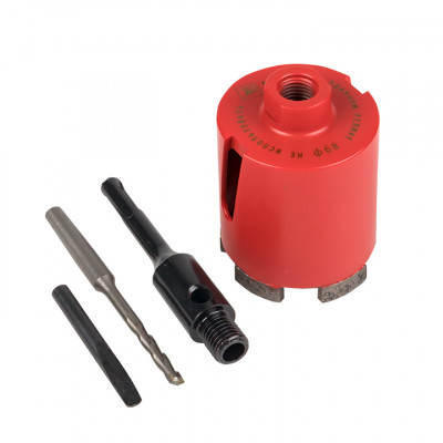 Фотография Коронка алмазная DCH-68 Laser M16 SDS-Plus EKF Expert, артикул dch-68-m16