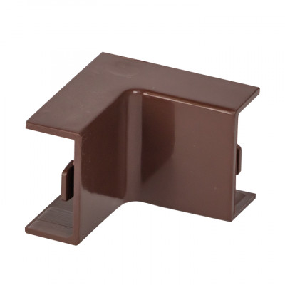 Фотография Угол внутренний (20х10) (4 шт) темное дерево EKF-Plast, артикул ibd-20-10x4