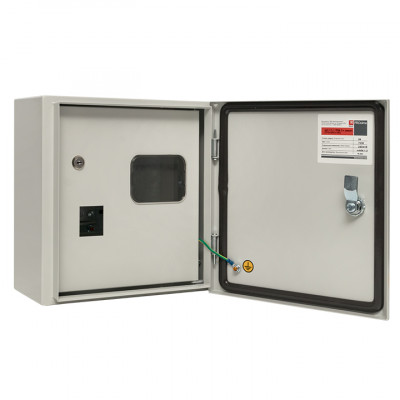 Фотография Щит учетный ЩУ-1/1-1 двухдверный (310х300х160) IP54 EKF PROxima, артикул mb54-1-2