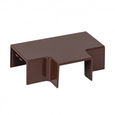 Угол T-образный (25х16) (4 шт) темное дерево EKF-Plast