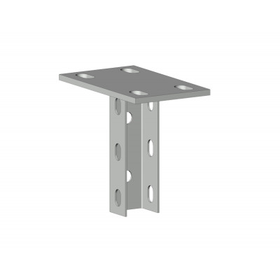 Фотография Кронштейн потолочный одинарный 115 мм HDZ (2.5 мм) EKF, артикул kp115