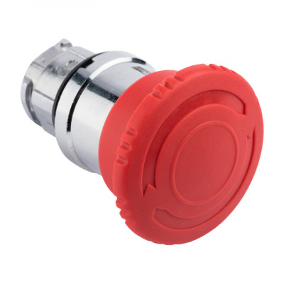 Фотография Исполнительный механизм кнопки XB4 Грибок красный поворотный с фиксацией без подсветки EKF PROxima, артикул XB4BSF-R