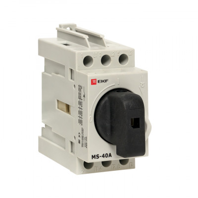 Фотография Рубильник модульный MS-40A 3P на DIN-рейку EKF PROxima, артикул ms-40d