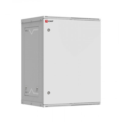 Фотография Шкаф телекоммуникационный настенный разборный 15U (600х450) дверь металл, Astra серия EKF PROxima, артикул ITB15M450D