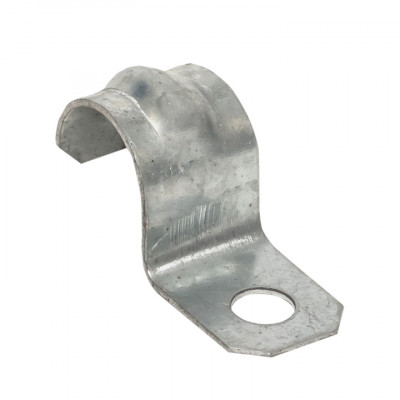 Фотография Скоба металлическая однолапковая d14-15 мм (10 шт) EKF PROxima, артикул sm-1-14-15-r